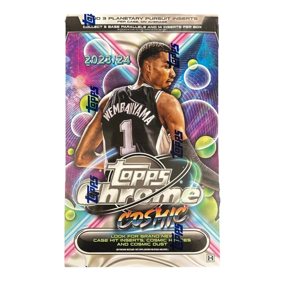 Caja de pasatiempos de baloncesto cromada cósmica Topps 2023-24 Foto 1 de 1