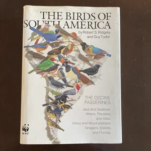 The Birds of South America Vol 1 by Robert S. Ridgely First Edition Hardcover - Picture 1 of 10