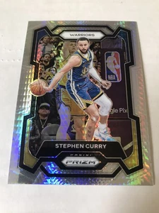 2023-24 Panini Prizm Prizms Silver Hyper #119 Stephen Curry quasi nuovo guerrieri - Foto 1 di 3