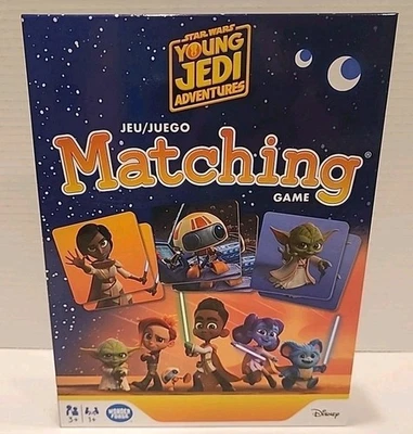 NEW Star Wars Young Jedi Adventures Matching Game Disney Junior Memory Card Game - Image 1 of 4