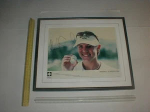 Annika Sorenstam SIGNED Autographed Framed IMG Photo #59 Golf Ball Pro Golfer - Picture 1 of 18