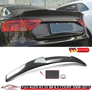 ADECUADO PARA AUDI A5 B8/8.5 COUPE 2008-2017 ALERÓN DE CARBONO ALERÓN TRASERO ALA LABIO - Imagen 1 de 13