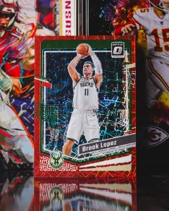 2023-24 Panini Donruss Optic #15 Brook Lopez Red Velocity Prizm /299 - Bild 1 von 2