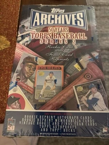 2001 TOPPS ARCHIVES BASEBALL SERIES 2 HOBBY BOX - Picture 1 of 2