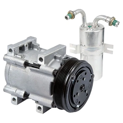 适用于福特 E-250 E-350 Econoline Club Wagon 交流电压缩机 带空调干燥器 TCP — 第 1/3 张图片