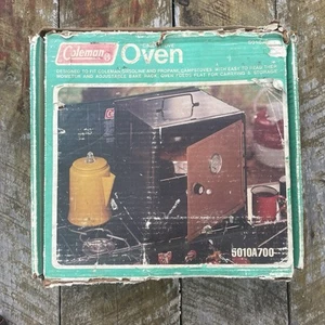 Vintage Coleman Camping Camping Campingkocher Backofen Modell 5010A700 klappbar OVP - Bild 1 von 11