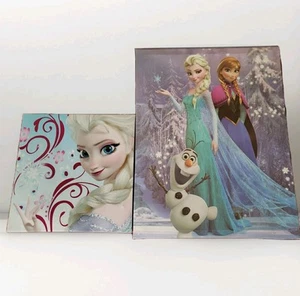 2 cuadros colgantes de lienzo de Disney Frozen Elsa y Anna - Imagen 1 de 3