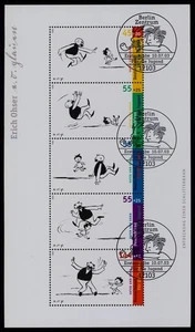 GERMANY 2003 BLOCK COMIC "FATHER AND SON" used 1. day xc81 - Picture 1 of 2
