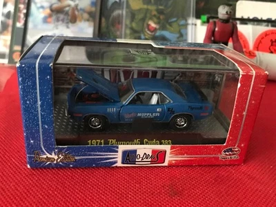 M2 Machines 71 1971 Plymouth Cuda 383 Auto-Drags Collectible Mopar Car B489 - Image 1 of 4