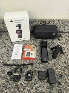 DJI Osmo Pocket 3 Creator Combo 3-Axis Stabilized 4K Handheld Camera SPB-TS 305 - Picture 1 of 8