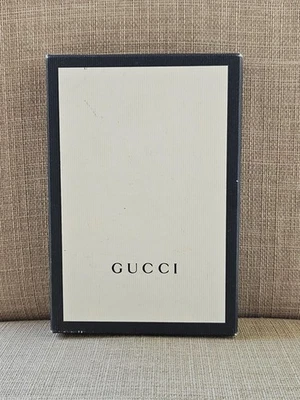 Gucci пустая коробка подарочная коробка черный/белый хранения коробка подлинный Gucci 6,5 X 4,5 в - Изображение 1 из 4
