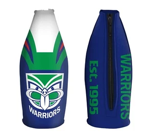 New Zealand NZ Warriors NRL TALLIE LONG NECK Beer Wine Bottle Zip Cooler GIFT - Picture 1 of 3