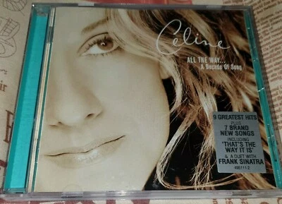 Celine Dion: All The Way... A Decade Of Song (CD, 1999) 16 Track Album FREE POST - image 1 of 4