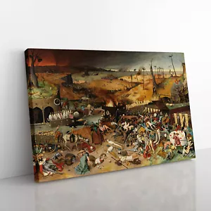 The Triumph Of Death By Pieter Bruegel The Elder Canvas Wall Art Print Framed - Picture 1 of 6