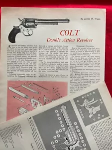Vintage 1959 Print Ad Colt Double Action Revolver Schematic Demontage - Bild 1 von 11