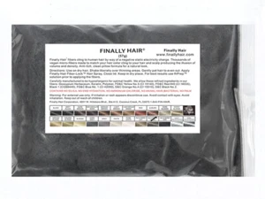 FINALLY HAIR BUILDING FIBERS REFILL HAIR LOSS CONCEALER FIBER POWDER FILLER USA - Picture 1 of 5