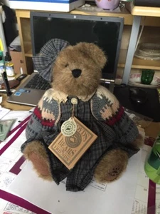 Boyds Plush Bear 10" NEW/Tag Jointed Bear Zelma G Berriwreather - Picture 1 of 5