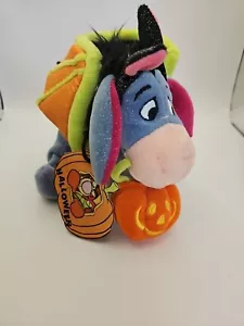 Disney Store Halloween 2002 Eeyore Soft Beanie Toy Mini Bean Bag With Tags - Picture 1 of 9