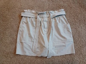 Athleta Skyline Skort Tennis Wandern Gürtel Taschen Rock - creme hellbraun - Größe 6 - Bild 1 von 8