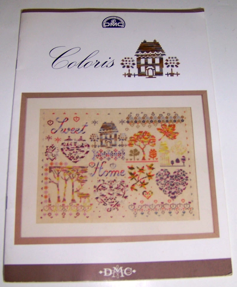 Folleto de punto de cruz contado DMC SWEET HOME COLORIS Foto 1 de 1