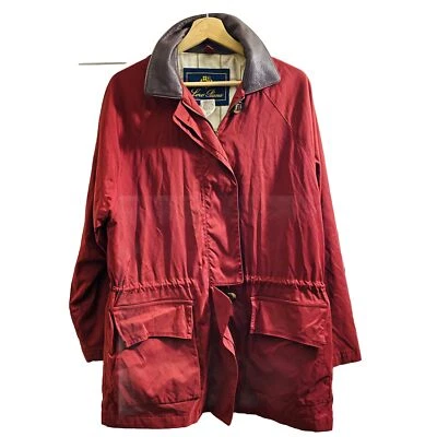 Chaqueta Abrigo Tormenta Loro Piana Horsey De Colección M 1992 Juegos Olímpicos Granate Foto 1 de 4