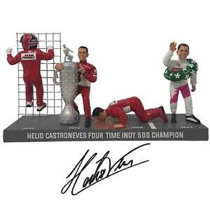 Helio Castroneves officially licensed 4 Win set with Hand Signed - IN STOCK!!