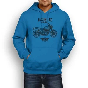 Jaxon Lee Illustration For A Street Twin Motorbike Fan Hoodie - Picture 1 of 16