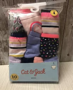 NUEVO Calzoncillos Ropa Interior Cat & Jack Niña 10 Pares Talla 4 ENVÍO GRATUITO - Imagen 1 de 3