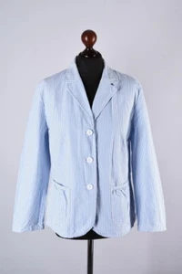 Bogner Striped Classic Blazer Jacket Size L / EU 42 - Picture 1 of 5