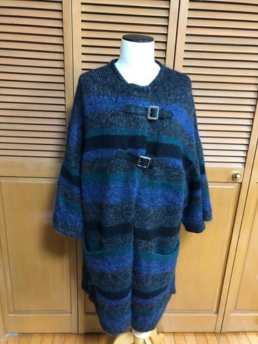 Cappotto lungo CHANEL misto cashmere mohair taglia 34