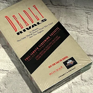 Deadly Rivals Andrew Stevens Margot Hemingway 1993 VHS New Sealed Promo Screener - Imagen 1 de 3