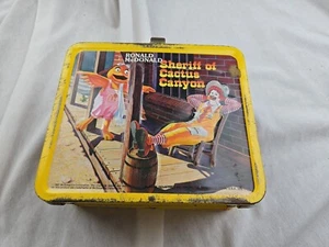 Vintage 1982 Ronald McDonald Metal Lunch Box -  No Thermos - Picture 1 of 9