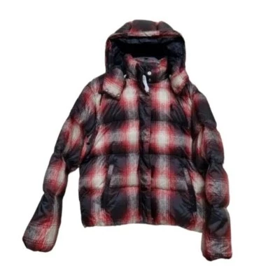 Polo Ralph Lauren multicoloured check down fil puffer jacket. Xl BNWT - designer - Image 1 of 4