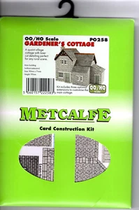 METCALFE KIT - PO258 - GARDENER'S COTTAGE - OO/HO - new - laser cut card kit - Picture 1 of 2