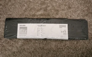 6x IKEA SKUBB Box Storage Organiser Wardrobe Belt Socks Jewellery Drawer Black - Picture 1 of 1