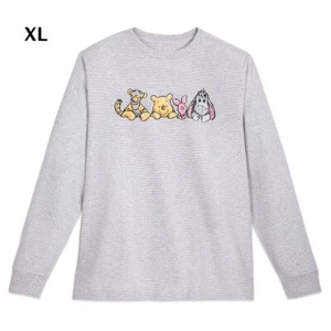 NWT Disney Winnie the Pooh & Pals Long Sleeve Striped T-Shirt Adult EXTRA LARGE - Picture 1 of 5