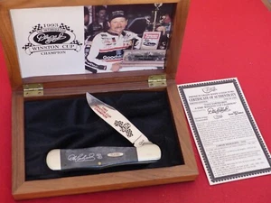 Case XX USA 1993 NASCAR Dale Earnhardt 1993 Winston Cup BKC0150 black bone knife - Picture 1 of 4