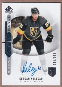 2020-21 SP Authentic Future Watch #154 Keegan Kolesar RC AUTO /999 - VEGAS - Picture 1 of 2