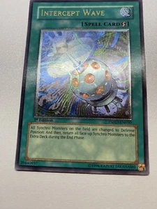 Yugioh Intercept Wave TSHD-EN050 Ultimate Rare 1st Edition MP - Picture 1 of 22