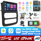 For 03-05 Dodge Ram 1500 2500 3500 Truck Car Stereo Radio Carplay Android 13 GPS