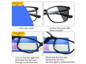 Lente Transparente Diseño Unisex Anti Rayos Azules Protección Computadora Nuevas Gafas - Imagen 1 de 8