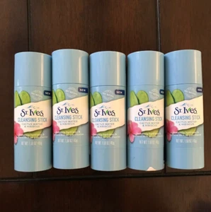 5 pack - St. Ives. Cleansing Stick, Cactus Water & Hibiscus, 1.59 Oz Each - Picture 1 of 4