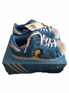 Adidas The Simpsons Marge Superstar Sneakers Shoes Youth Kids Size 12 k Blue NEW - Picture 1 of 3