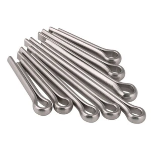 Cotter Split Pins 1mm 1.5mm 2mm -10mm A2 Stainless Steel DIN94 Clevis Pin Metric - Picture 1 of 5