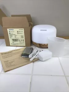 Diffusore di oli essenziali RENWER ~ 500 ml ~ telecomando ~ cambio colore ~ 2 modalità nebbia - Foto 1 di 8