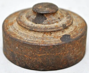 Antico ferro mercantile misura peso originale vecchio fatto a mano - Foto 1 di 6