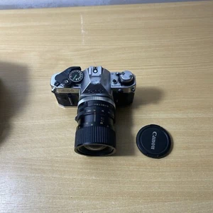 Programma Canon AE-1 con custodia obiettivo nero vintage leggi bene - Foto 1 di 16