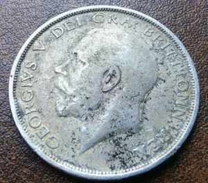 1915 HALBE KRONE AUS GROSSBRITANNIEN 0,925 SILBER - Bild 1 von 4