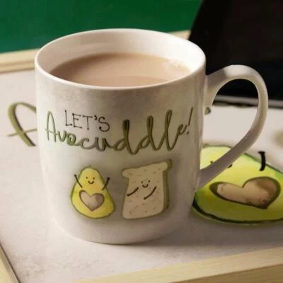 Taza de barril Lets Avocuddle 425 ml China café té aguacate novedad vajilla Foto 1 de 2