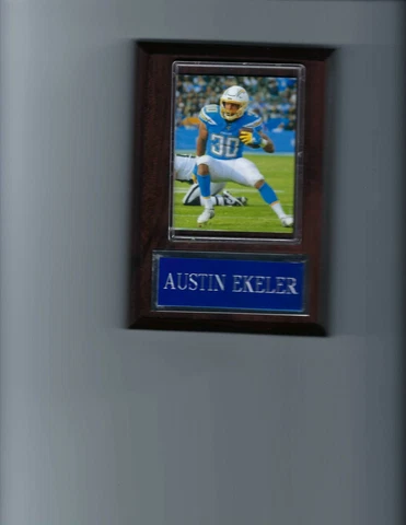 AUSTIN EKELER PLAQUE LOS ANGELES CHARGERS FOOTBALL NFL LA Cover